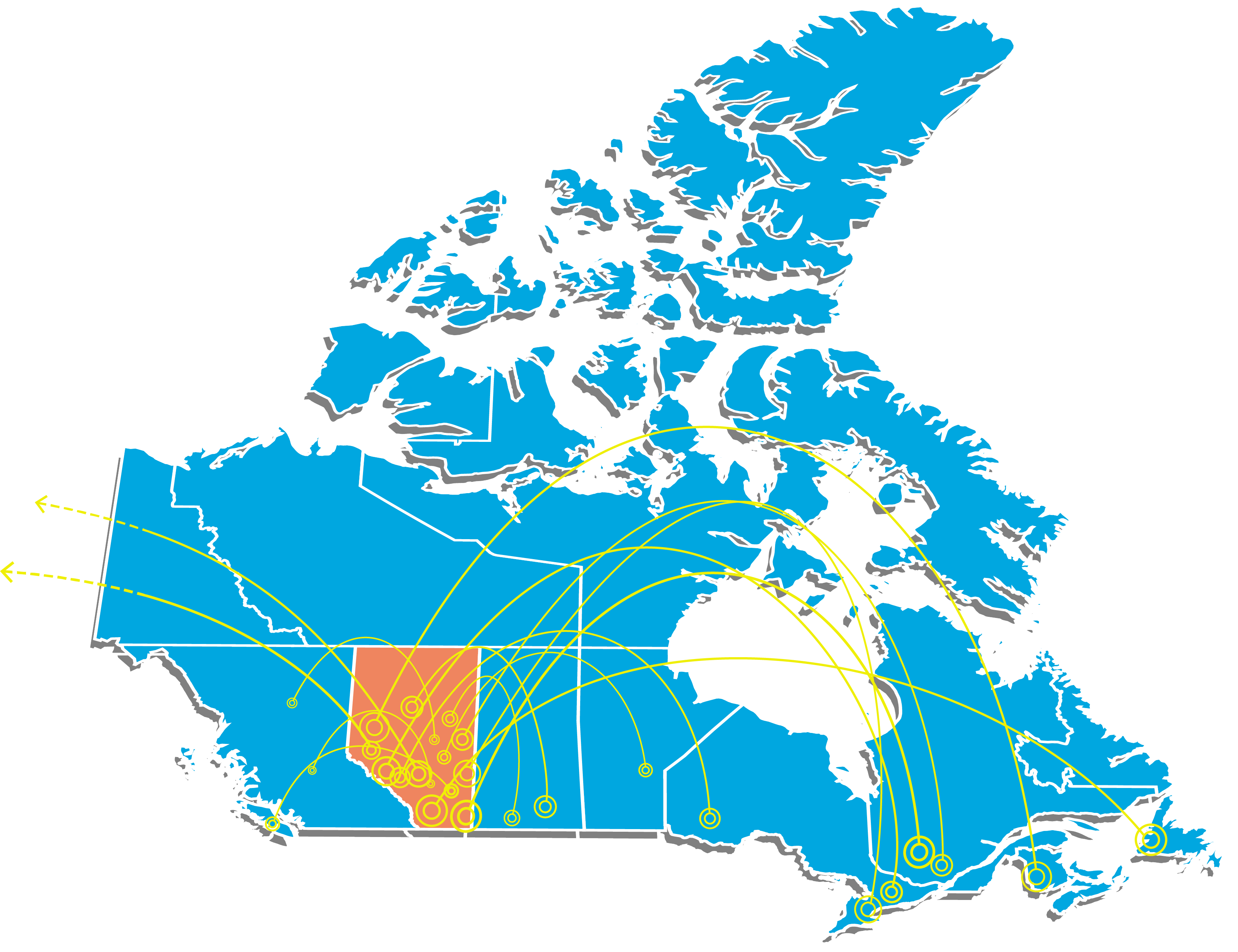 Alberta-Map Alberta-Map