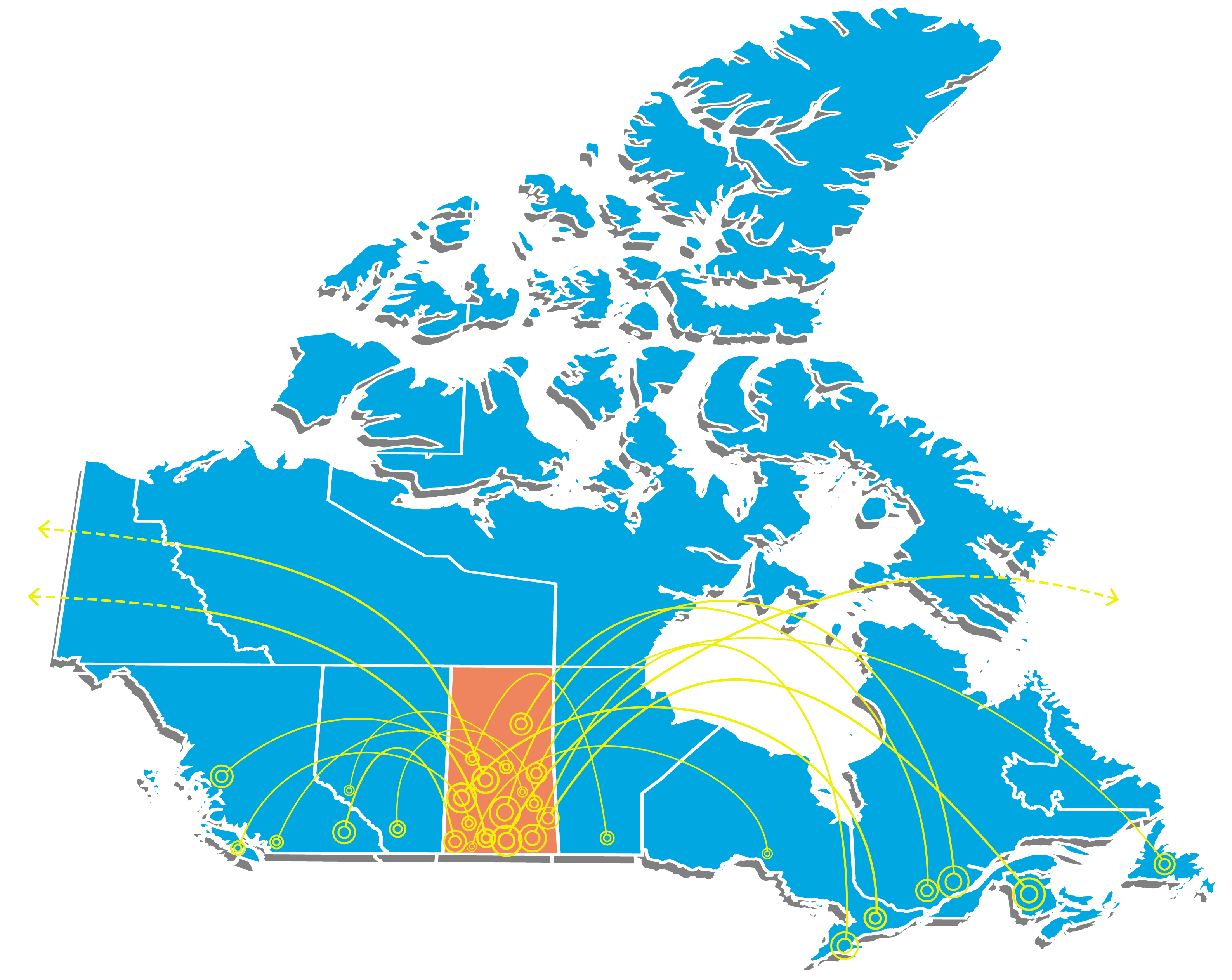 Saskatchewan-Map Saskatchewan-Map