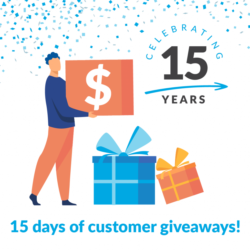 15 Days Of Customer Giveaways