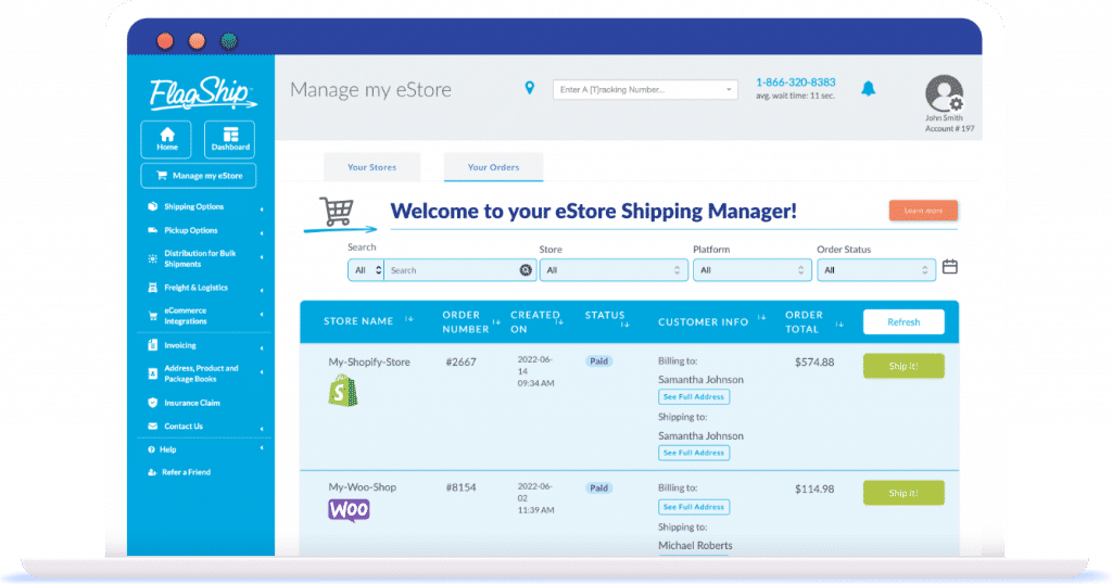 EStore Shipping Manager Shipping Simplified