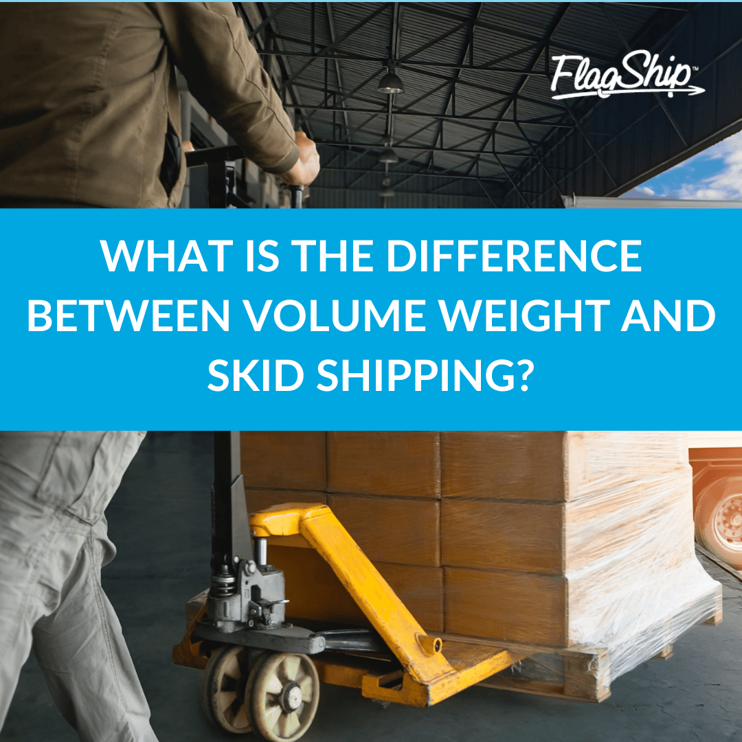 Difference between Volume Weight and Skid Shipping