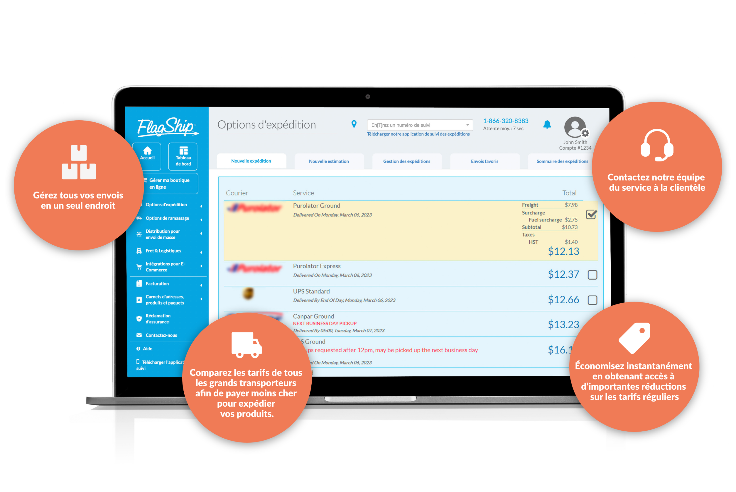 Le Système D’expédition En Ligne