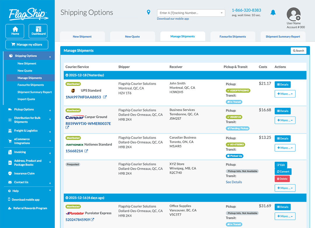 Small Business Shipping Canada – Save Up To 70% | Flagship