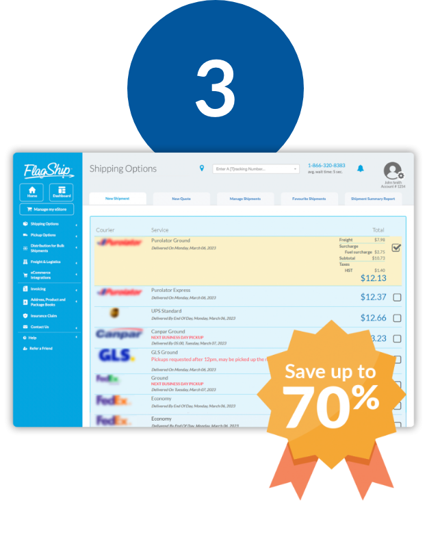 Step 3: Compare Rates