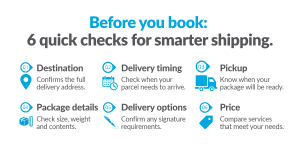 Quick Checks Choose A Parcel Shipping Service | Flagship